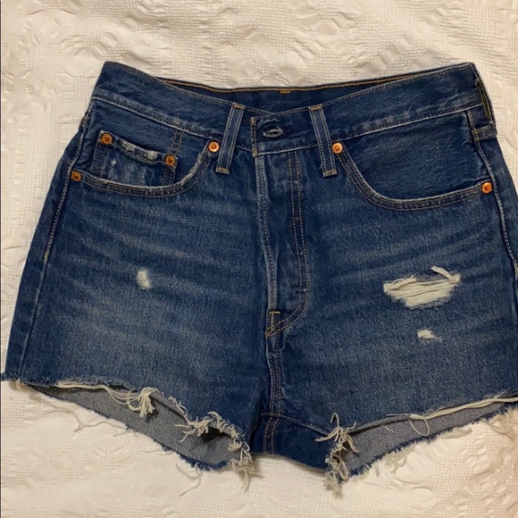 Levi's Pants - Levi’s denim high-rise shorts